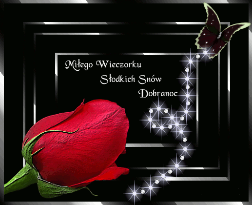 Miłego wieczorku słodkich snów dobranoc